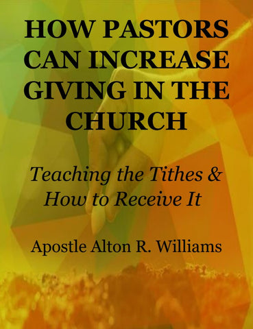 How Pastors Can Increase Giving in the Church PDF