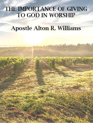 The Importance of Giving to God in Worship PDF