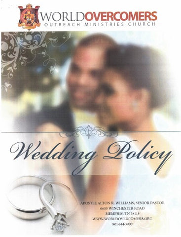 WOOMC Wedding Policy PDF
